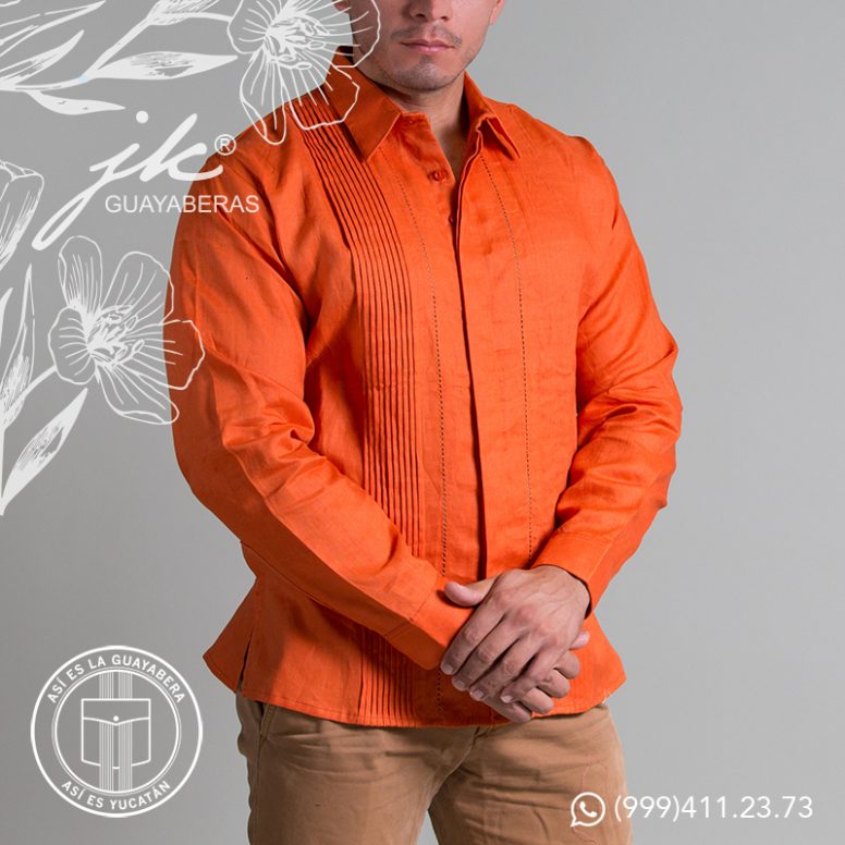 Guayabera Yucateca para Hombre Color Azul IMP-79487 main image 1